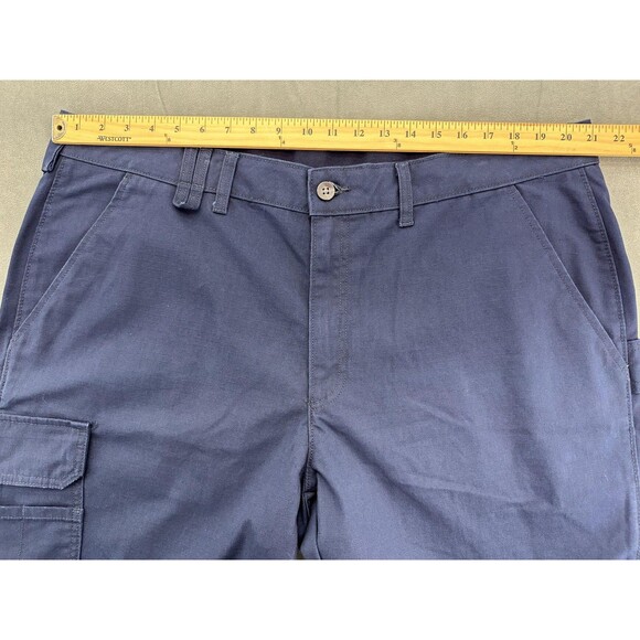Brahma Ripstop Cargo Shorts Mens 40 Dark Navy Relaxed Fit 10 Inch Inseam Utility - Picture 10 of 12